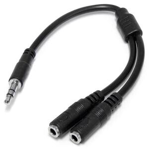 STARTECH Slim Stereo Y Cable 3 5 to 2x 3 5mm-preview.jpg